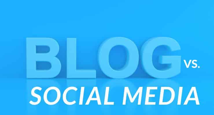 Blog versus Social Media